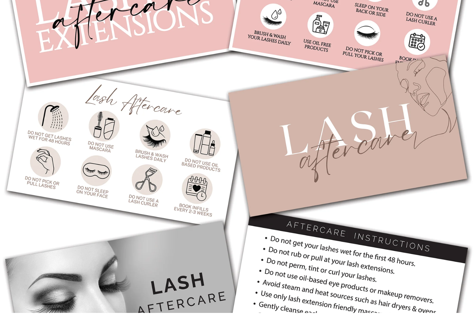 lash extension aftercare guide for clients
